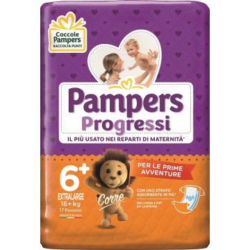Pampers Prog.n/baby Xl16+pezzi 6+