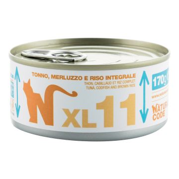 Natural code tonno merluzzo riso integrale 170 g