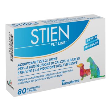 Stien Pet Line 80 Compresse Gatti Cani Piccola Taglia