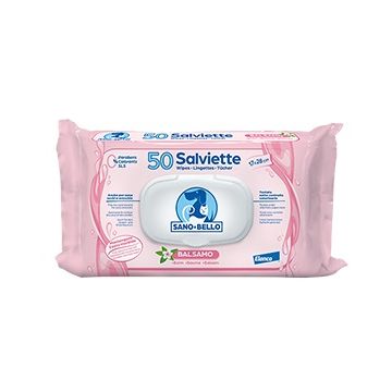 Sanoebello Salviette Detergenti Balsamo 50 Pezzi