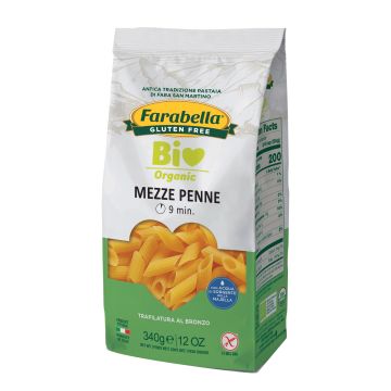 Farabella bio mezze penne mais riso 340 g