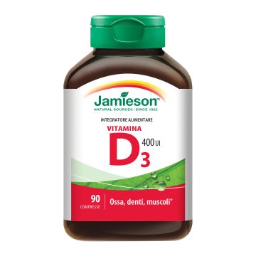 Jamieson vitamina d 400 90 compresse Jamieson vitamina d 400 90 compresse