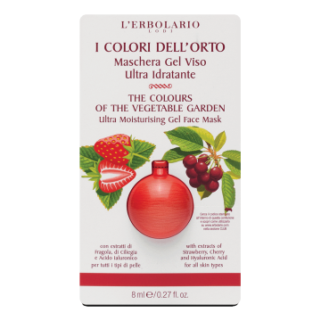 I colori dell'orto rosso maschera gel viso ultra idratante 8 ml