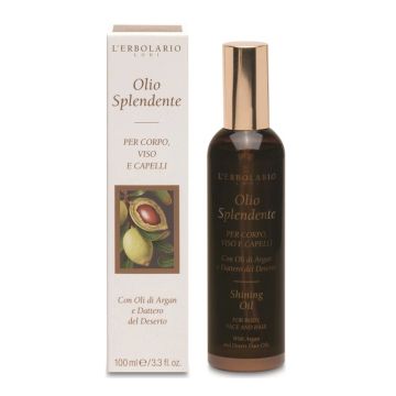 Olio splendente corpo viso capelli 100 ml