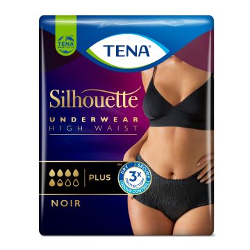 Pannolone a mutandina assorbente tena silhouette noir l vita alta 8 pezzi