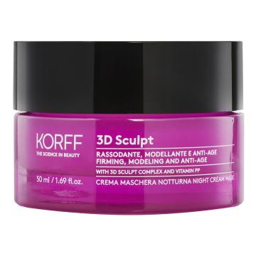Korff 3d sculpt maschera notte 50 ml