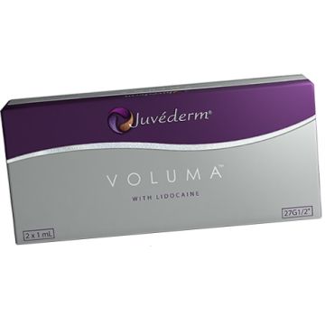 Siringa intra-dermica juvederm voluma acido ialuronico con lidocaina 1 ml 2 pezzi + 4 aghi