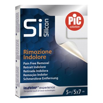 Pic Cerotto Post Operatorio Silicone 5x7cm 5 Pezzi