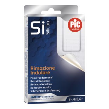 Pic Cerotto Strip Siliconico 4x8,6cm 8 Pezzi Pic Cerotto Strip Siliconico 4x8,6cm 8 Pezzi