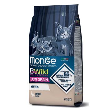 Monge low grain kitten goose oca 1,5 kg
