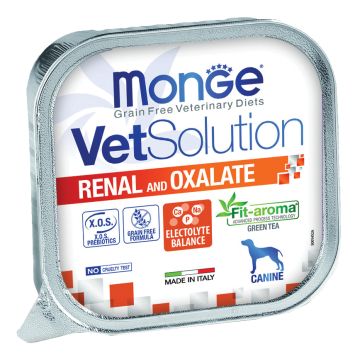 Monge Cane Vet Solution Renal & Oxalate Vaschetta 150 Gr