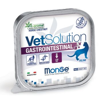 Monge Gatto Vet Solution Gastrointestinal Vaschetta 100 Gr