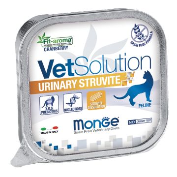Monge Gatto Vet Solution Urinary Struvite Vaschetta 100 Gr
