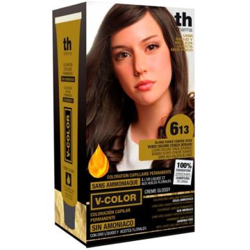 Th pharma v color kit tintura senza ammoniaca n 6,13