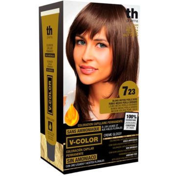 Th pharma v color kit tintura senza ammoniaca n 7,23
