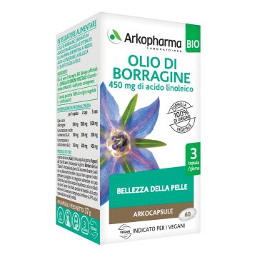 Arkocapsule olio borrag 60cp bio