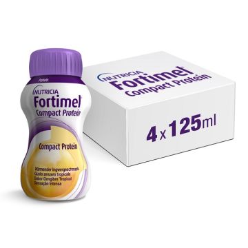 Fortimel compact protein hot tropical ginger 4x125ml
