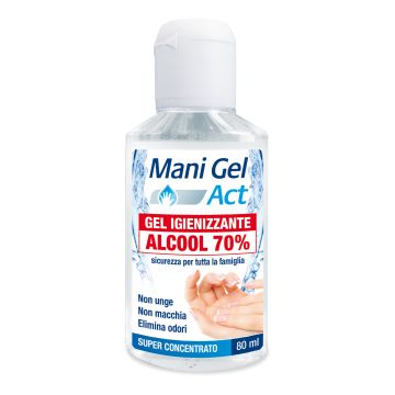Mani gel act gel igienizzante alcool 70% 80 ml