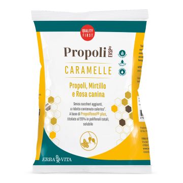Propoli evsp caramelle propoli mirtillo rosa canina 65 g