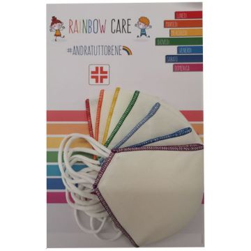 Mascherina Rainbow Care 7pezzi