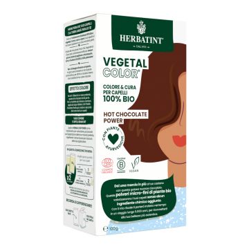 Herbatint vegetal color hot chocolate power ita 100 g