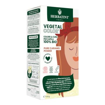 Herbatint vegetal color pure caramel power ita 100 g