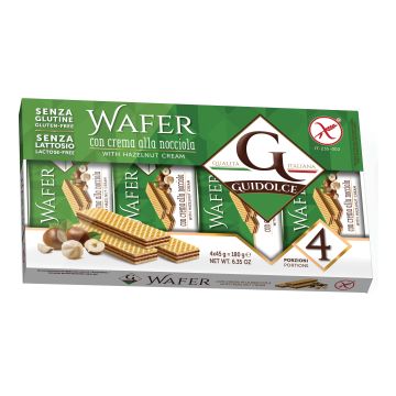 Wafer gusto nocciola 4x45 g