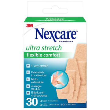 Cerotto preparato 3m nexcare comfort 360 gradi n1130asd04 assortiti 3 misure 14 cerotti 22x57mm + 6 cerotti 23x28mm + 10 cerotti 28x76mm