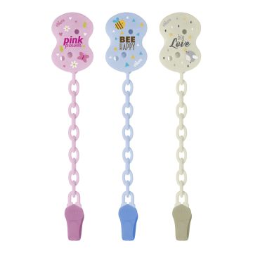 Chicco clip con catenella mixed colors new 2020