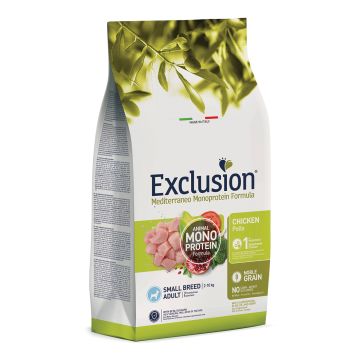 Exclusion Cane Mediterraneo Adulto Small Pollo 2 Kg