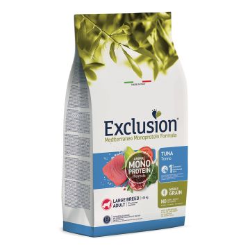 Exclusion Cane Mediterraneo Adulto Large Tonno 12 Kg