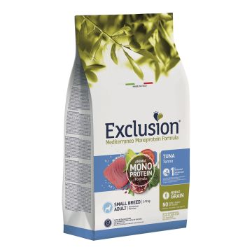 Exclusion Cane Mediterraneo Adulto Small Tonno 2 Kg     Temporaneamente Mancante Dall'Azienda Produttrice
