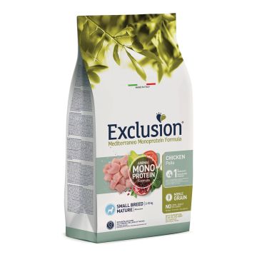 Exclusion Cane Mediterraneo Mature Small Pollo 500 Gr