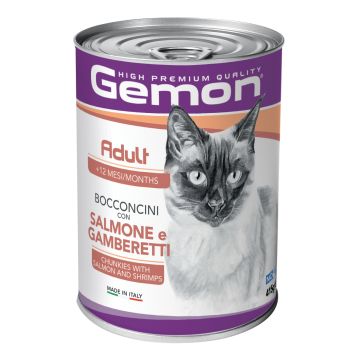Gemon adult bocconcini salmone gamberetti 415 g