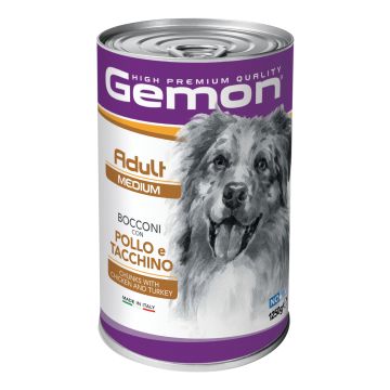 Gemon adult medium bocconi pollo tacchino 1,25 kg