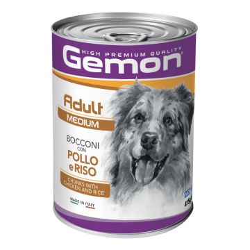 Gemon adult mini bocconi pollo riso 415 g