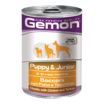 Gemon junior bocconi pollo tacchino 415 g