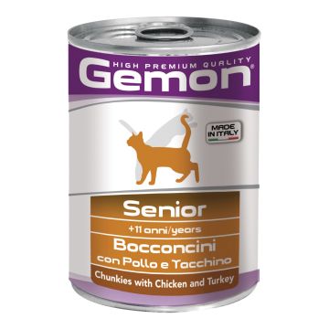 Gemon senior bocconcini pollo tacchino 415 g