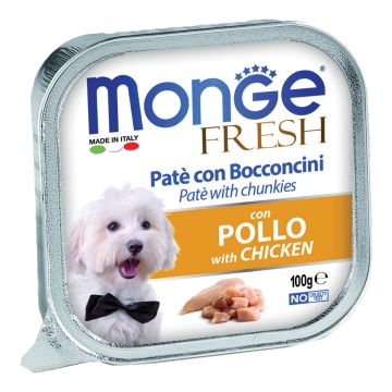 Monge Cane Fresh Vaschetta Adulto Pollo 100 Gr