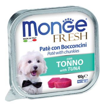 Monge Cane Fresh Vaschetta Adulto Tonno 100 Gr