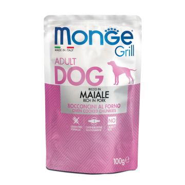 Monge Cane Grill Busta Adulto Maiale 100 Gr