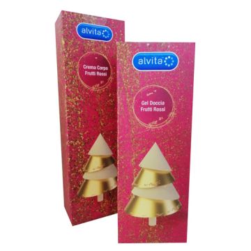 Alvita gel doccia natale frutti rossi 300 ml