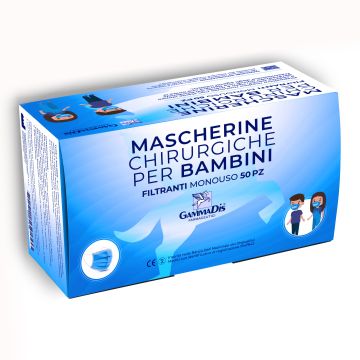 Mascherina chirurgica bimbo 50 pezzi