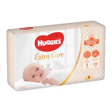 Huggies extra care grande 1 40 pezzi