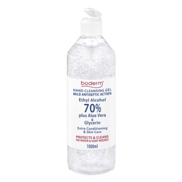 Boderm hand cleansing gel 70% 1 litro