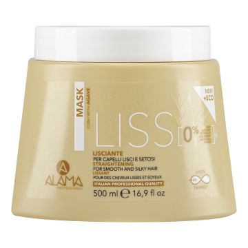 Alama maschera lisciante per capelli lisci e setosi 500 ml