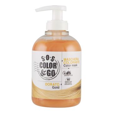 ALAMA - Sos Color & Go - Maschera Colorante Condizionante 300 Ml - Dorato