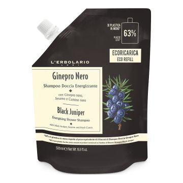 Ginepro nero bagnoschiuma ricarica 500 ml