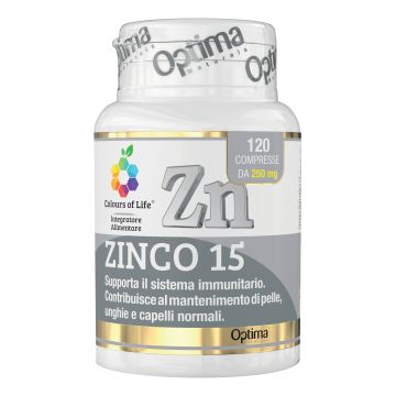 Colours of life zinco 15 120 compresse