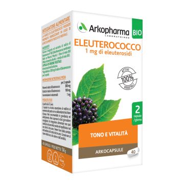 Arkocaps eleuterococco bio 40 capsule